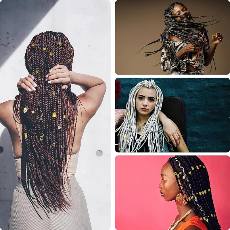 Joyería para Rastas, Puños para el Pelo, Bobinas para Fiestas,