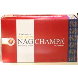 Nag Champa Räucherstäbchen, Box mit 12 Packungen à 15 g