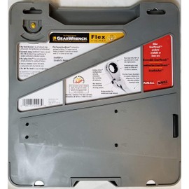 GEARWRENCH 7 pc. Metric Full Polish Ratcheting Flex Head Combination Wrench Set