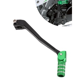 JFG RACING Dirt Bike Gear Shifter,Foldable CNC Motorcycle Foot Shift Lever Pedal for KX450F 2009-2018/KX450 2019-2024/KX450X 2021-2024 Green