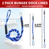 NIUTRIP Bungee Dock Line with Stainless Steel Clip – Boat