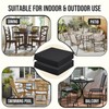 PITCTCHIC Waterproof Outdoor Chair Cushions Set of 2, 19" x