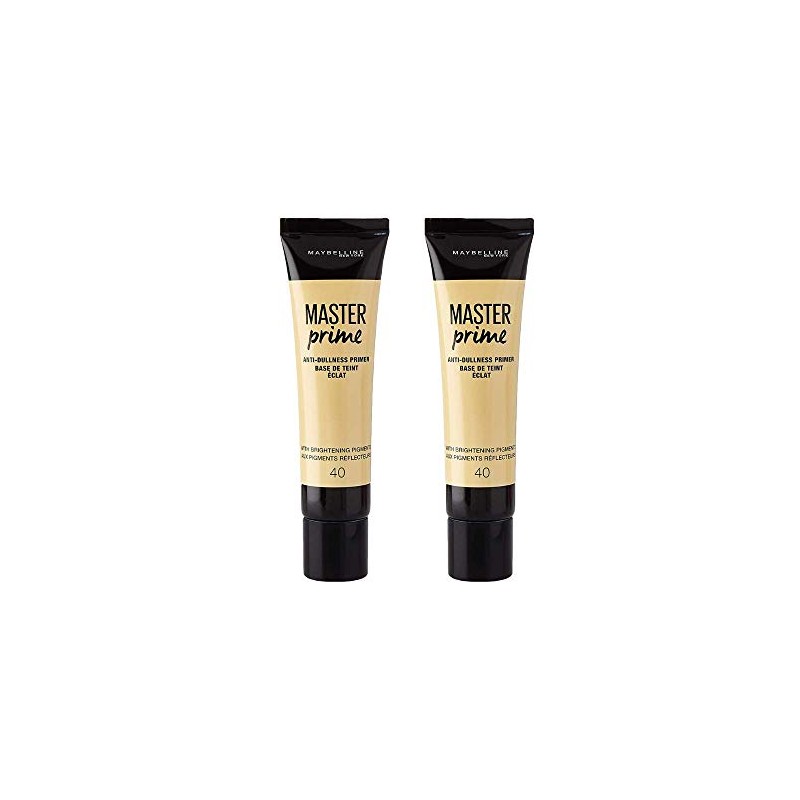 2 x Maybelline Face Studio Anti-Dullness Primer - 40 Brightening