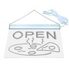 ADVPRO Open Pizza Display Cafe LED Neon Sign Yellow 12"