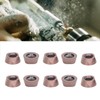 10Pcs Round Carbide Inserts Cutters for DIY CNC Lathe Wood