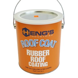 HENG'S Industries Rubber Roof Coating - 1 Gallon | EPDM | Durable Coat | RV, Motorhome, Camper Roof Repair | Waterproof & UV Resistant | 42128-4