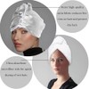 Toalla de satén para el cabello, toalla de pelo súper