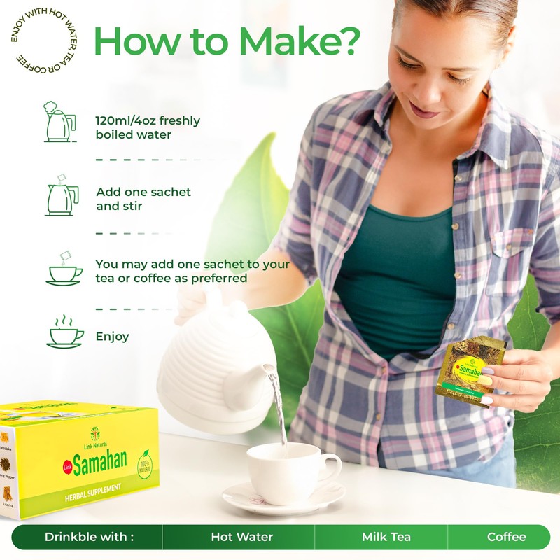 Samahan Herbal Tea 50 sachets Tea by Link Natural Link