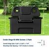Cooler Replacement Hinges Compatible with Igloo BMX 25, 52 &