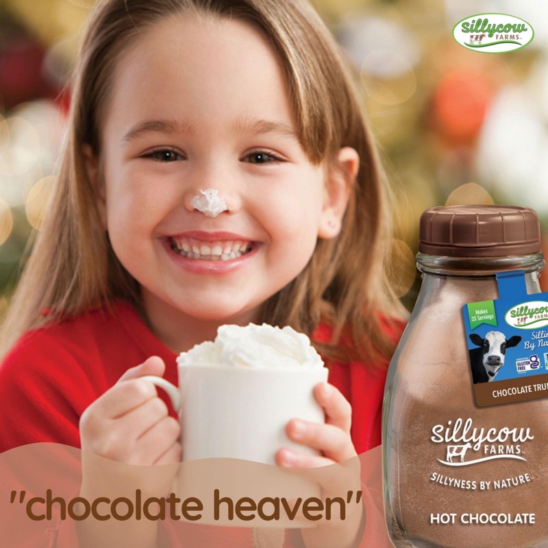 Silly Cow Farms Hot Chocolate Mix Rich Chocolate Delight Gluten