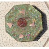 PRAJET CRYSTALS Prajet Energized Orgonite Healing Crystals Hexagonal Vastu Plate