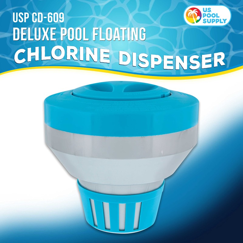 U.S. Pool Supply Pool Chlorine Floater, Chlorine Tablet Floater, Floating
