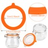 TEOZBLU Pack of 4 Replacement Preserving Jars Seals, Preserving Rings,