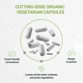 Secrets of the Tribe Rosemary USDA Organic | Made with Vegetarian Capsules and Certified Organic Rosemary (Rosmarinus Officinalis) Dried Leaf (60 Capsules)