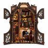 DIY Book Nook Kit for Bookshelf Decor – Light-Up Owl