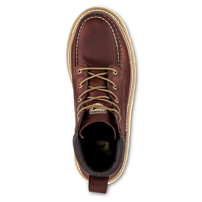 Irish Setter, Ashby, Men's, 6", Soft Toe, Work Boot, Brown,