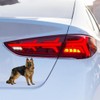 German Shepherd 3D Sticker Waterproof Reflective for Car, Laptop, Fridge,