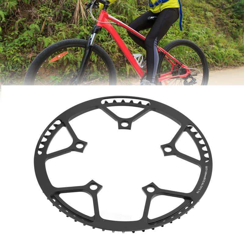 58T Bike Chainring All Aluminum Alloy Low Density Sturdy Anodized