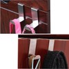 Home-organizer Tech Stainless Steel Reversible Over The Door Hook Removable