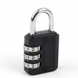 Dial Combination Lock 3-Digit Locker Lock - Large 2ea