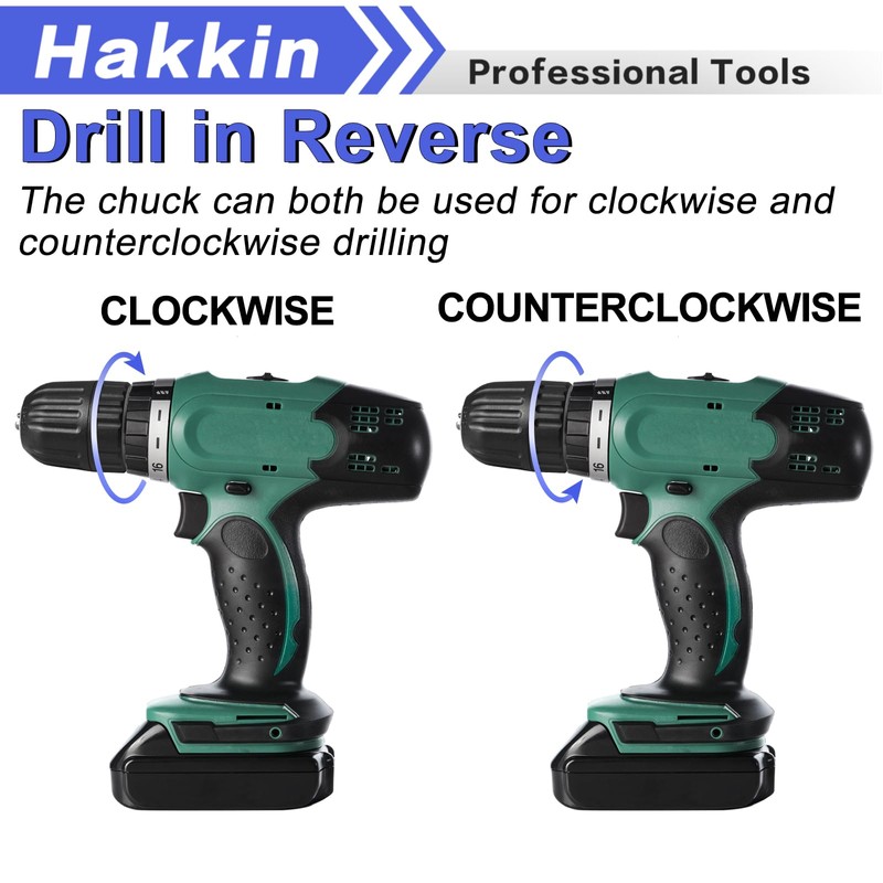 Hakkin 0.8-10mm Keyless Drill Chuck Adapter, 3/8-24UNF Capacity Mount with