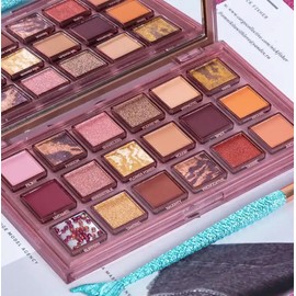18 Colours Long Lasting Vegan Makeup Matte Shimmer Eyeshadow Palette - High Pigment Neutral Tones to Vibrant Shades