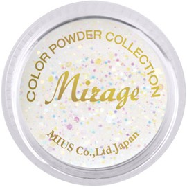 Mirage Color Powder N/CP-6 0.2 oz (7 g) Acrylic Powder Vivid Series with Particulate Glitter