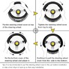 ALEMODR Custom Car Steering Wheel Cover for Toyota,Orange Premium Leather