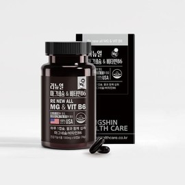 마그네슘 비타민B6 리뉴얼 에너지 건강식품 직장인 1병 선물 Magnesium Vitamin B6 Renewal Energy Health Supplement for Office Workers 1 Bottle Gift