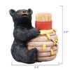 BLACK FOREST DECOR Honey Bear Toothpick Holder
