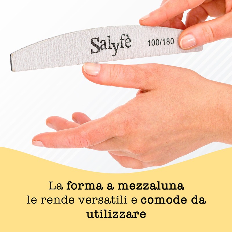 Lime Unghie Salyfè | Lima Unghie Professionale | Lavabile |