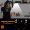 Maíz Lampara Sensor De Movimiento Recargable Usb 10 Focos Led