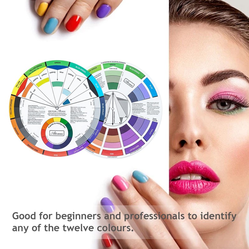 Wigearss Color Mixing Wheel Package for School Office Learning Guide