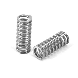 GUNGY Compression Spring Stainless Steel Spring Compression Springs 25 mm Wire Diameter 1.5 mm Outer Diameter 10 mm Length 25 mm Maximum Spring Force 6.25 kg Pack of 10
