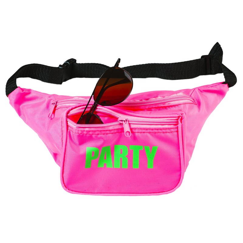 Funny Guy Mugs Premium 80's Neon Style Fanny Packs (Multiple