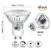 CTKcom 5W LED GU10 Spotlight Light Bulbs,120V Dimmable 6000K White