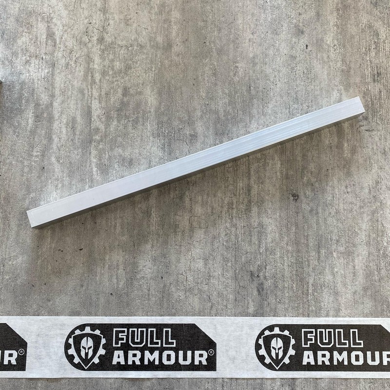 Aluminium Square Bar (20mm x 20mm x 100mm)