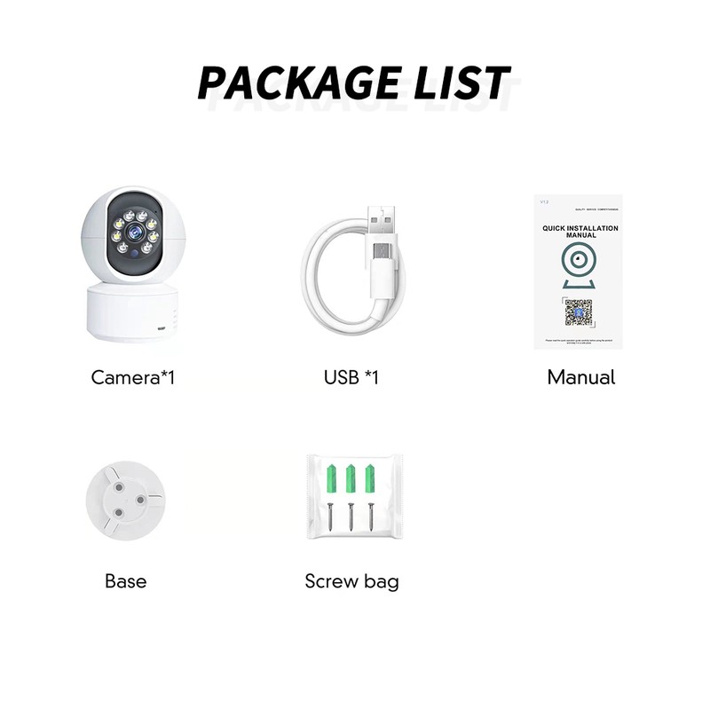 1080P WiFi Camera Wireless Security Camera Indoor Surveillance Camera for