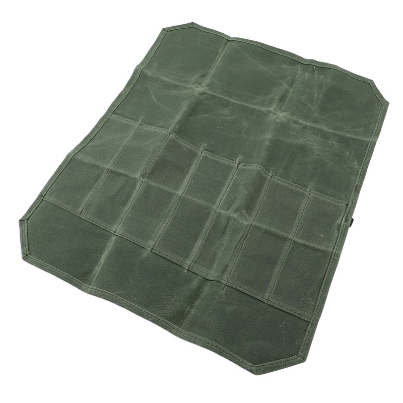 Chef Knife Roll Bag Portable Waterproof Waxed Canvas Knife Carrier