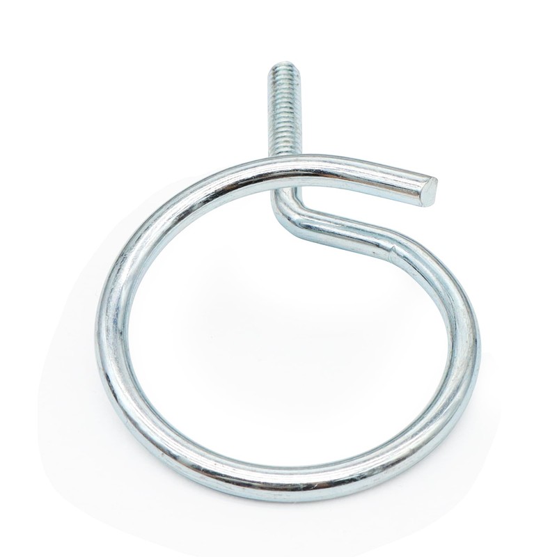 Xadnitu 100 Pieces 2" Diameter Threaded Bridle Rings, Heavy Duty