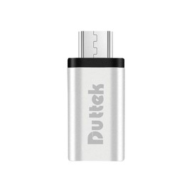 Duttek USB3.1 Type C OTG Adapter, USB C Female to Micro USB Male OTG (On the Go) Converter Data Sync Adapter for S7,S7 Edge, LG G4, Nexus 6 (Silver-OTG)