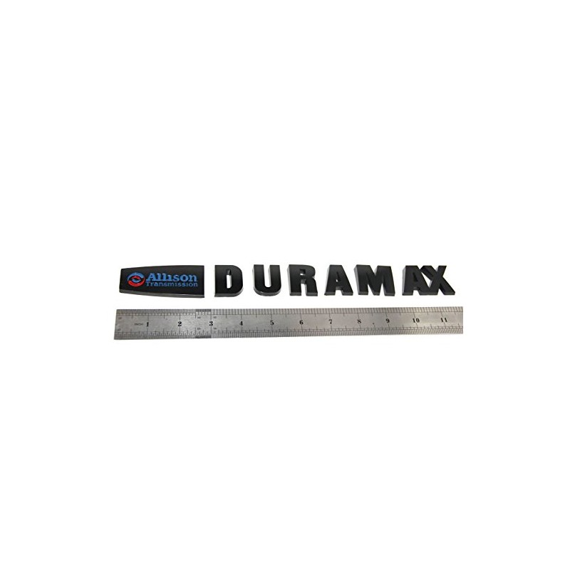 Yoaoo 2Pack OEM Allison Duramax Badges Emblems Compatible with Silverado
