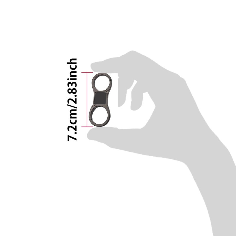 Xuzimaoyi Keychain, Multi-Tool, Lost Prevention, Easy Operation, Double Ring Design,