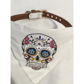 Dog neck scarf Small Adjust pet collar Puppy accessories  15 inch