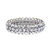 EVER FAITH Bridal Bracelet for Wedding Sparkling Crystal Rhinestone Stretch