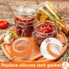 TEOZBLU Pack of 4 Replacement Preserving Jars Seals, Preserving Rings,