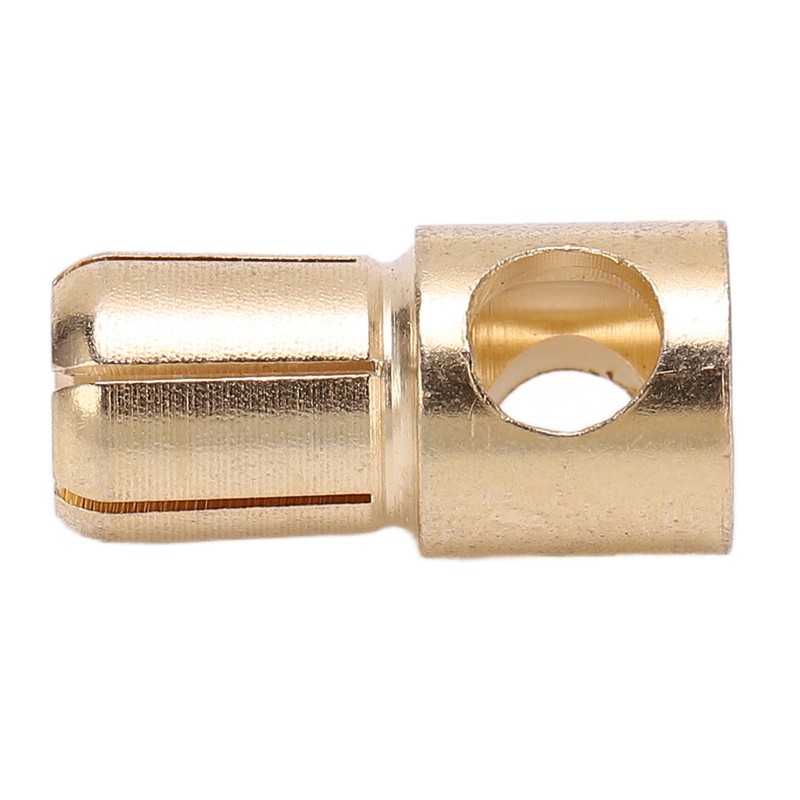 10 Pcs 6mm Banana Plug Gold Plated Male Connector Adapter
