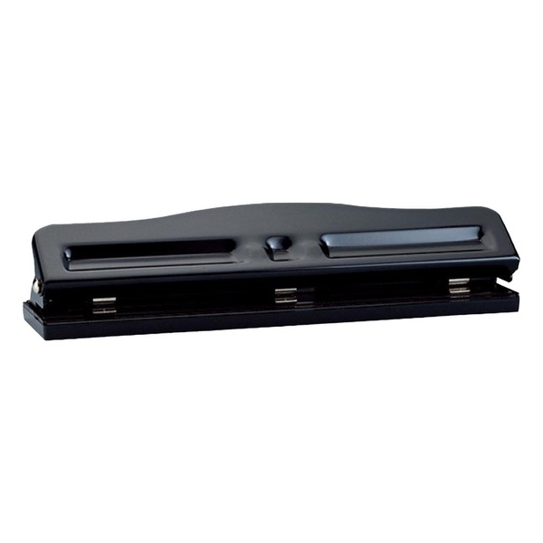 Adjustable 3 Hole Punch, 10 Sheet Capacity Metal A4 Paper