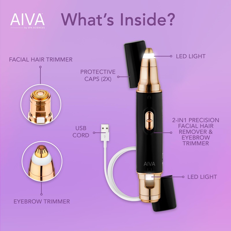 SPA SCIENCES - AIVA Deluxe - Dual 2-in-1/Double Sided Facial