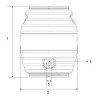 ARCO 1 Dispensador Agua Fresca Vitrolero Fiesta Despachador 19 Lt